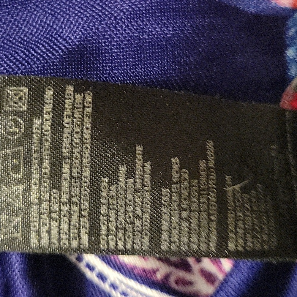 Vibrant Blue and Pink Patterned Dress by Custo Barcelona size 2 - Picture 8 of 11